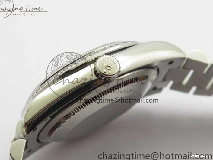 0516 Day-Date 36mm 128239 SS Crystal BP Best Edition White MOP Crystal Marker Dial on SS President Bracelet A MoistureWicking 2682